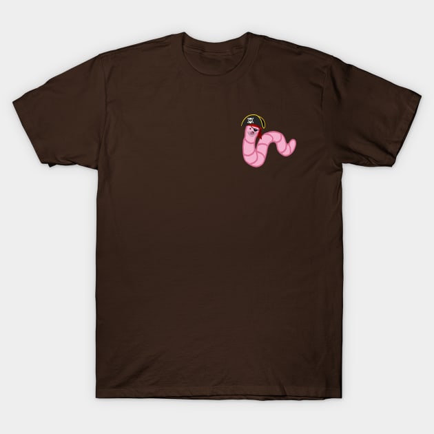 worm (pirate) T-Shirt by mystudiocreate